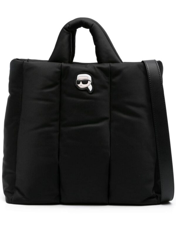 22593491_48168334_1000.jpg Karl Lagerfeld Ikonik Karl puffer tote bag