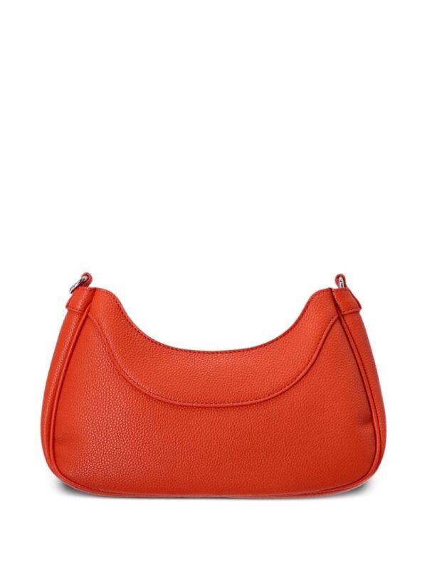 Armani Exchange debossed-logo leather shoulder bag