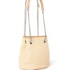 Stella McCartney Falabella raffia bucket bag