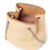 Stella McCartney Falabella raffia bucket bag