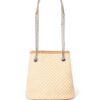 Stella McCartney Falabella raffia bucket bag