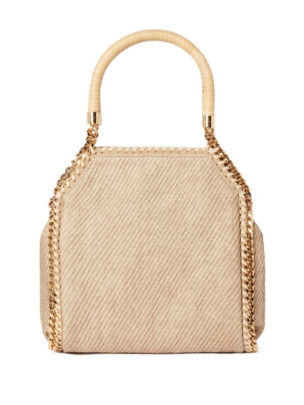 Stella McCartney mini Falabella raffia tote bag