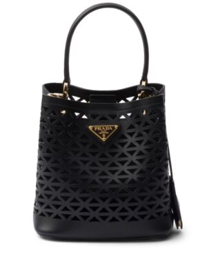 Prada mini Panier leather tote bag