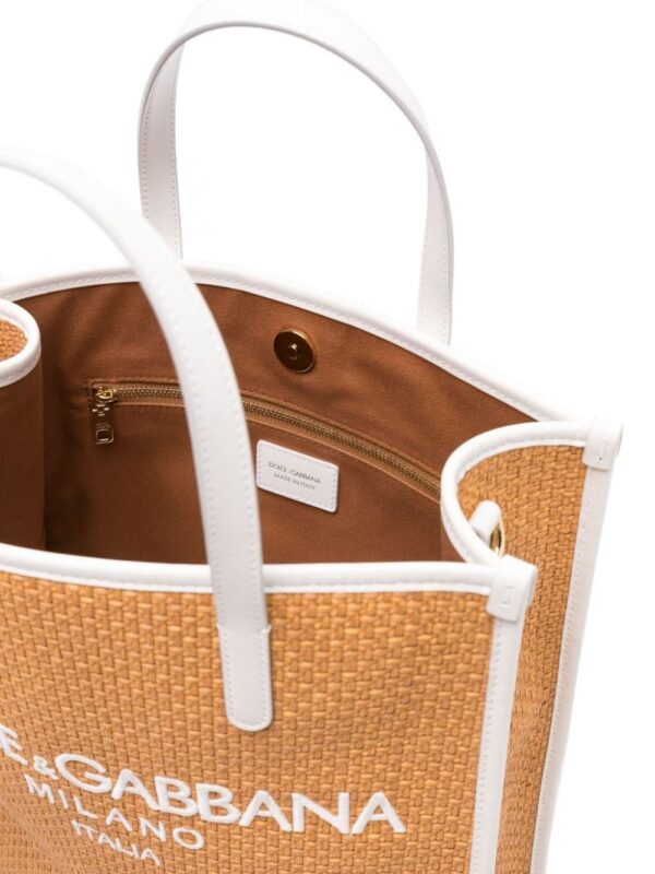 22664398_52730514_1000.jpg Dolce & Gabbana logo-embroidered tote bag