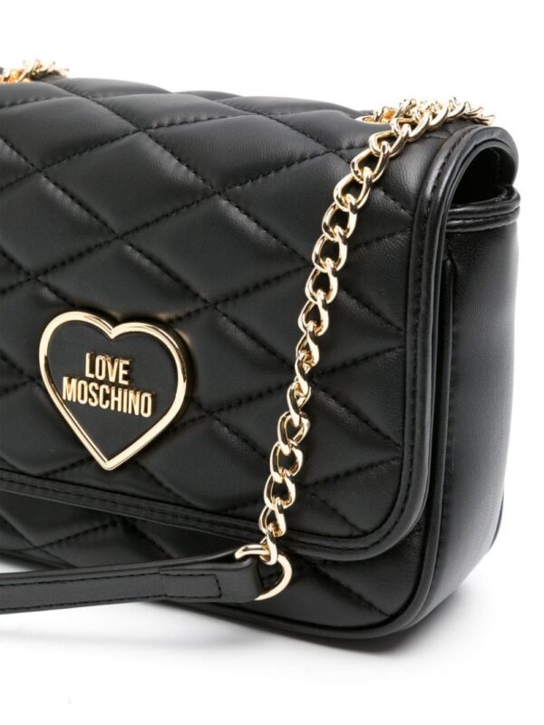 22669071_52795233_1000.jpg Love Moschino logo-lettering matelassé crossbody bag