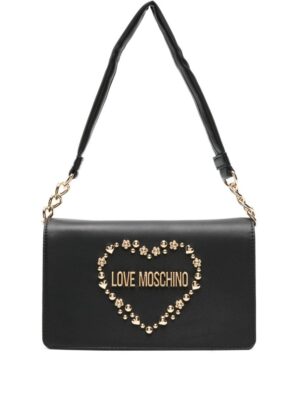 22669104_52795160_1000.jpg Love Moschino logo-lettering foldover top shoulder bag