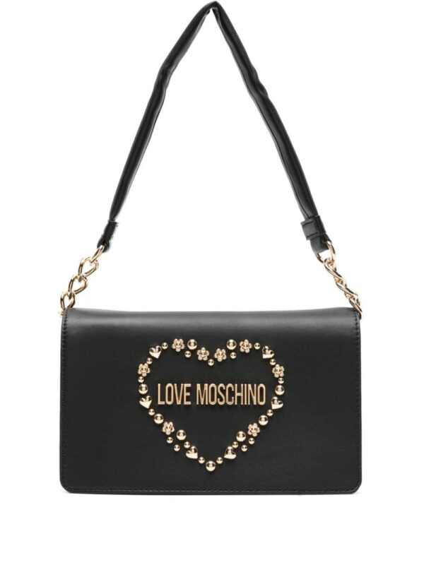 22669104_52795160_1000.jpg Love Moschino logo-lettering foldover top shoulder bag