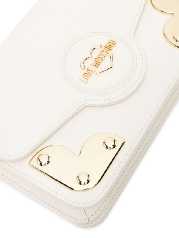 22669128_52791634_1000.jpg Love Moschino logo-lettering foldover top shoulder bag