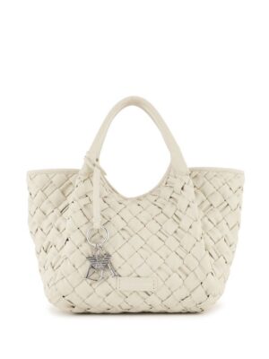 Emporio Armani interwoven faux-leather tote bag