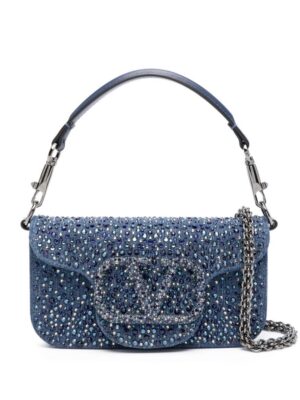 Valentino Garavani small VLogo Signature denim tote bag