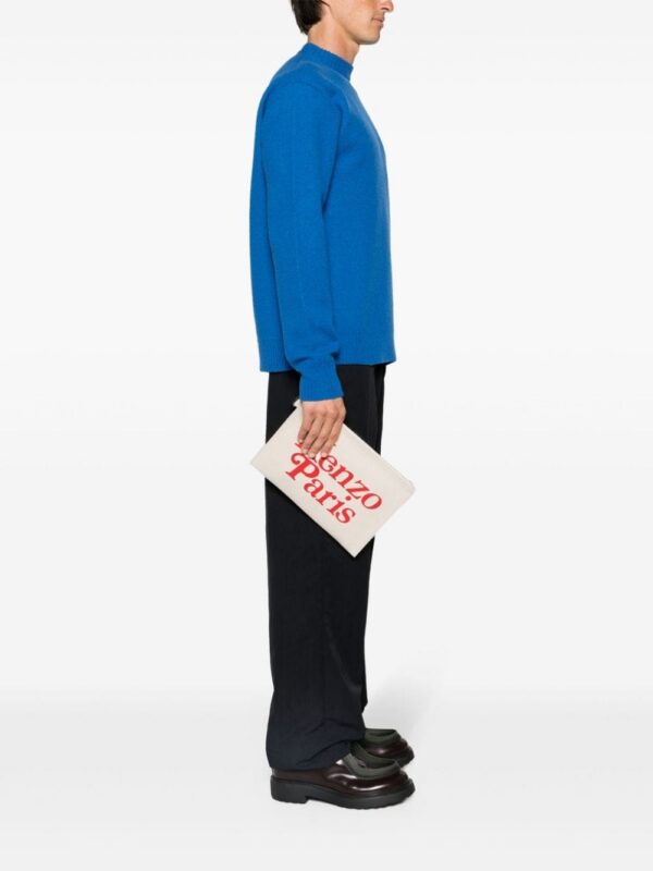 22677975_52719725_1000.jpg Kenzo logo-print cotton clutch bag