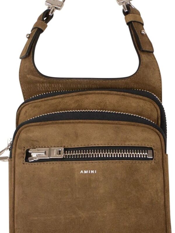 22681366_52857069_1000.jpg AMIRI logo-stamp suede hip pouch
