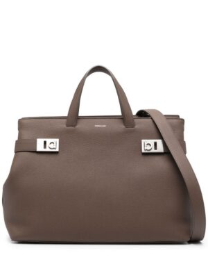 22704377_52746741_1000.jpg Ferragamo logo-stamp tote bag