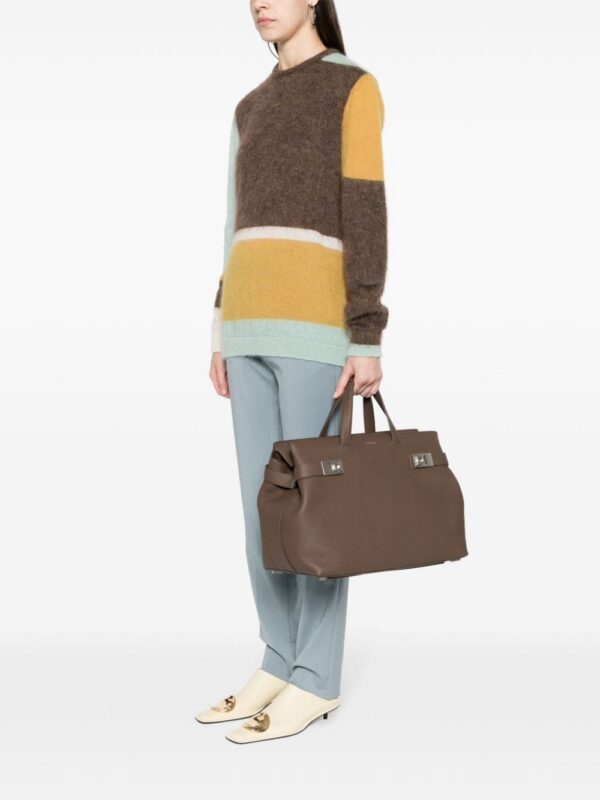 Ferragamo logo-stamp tote bag