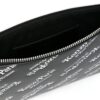 Kenzo Kenzogram-print leather clutch bag