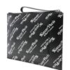 Kenzo Kenzogram-print leather clutch bag