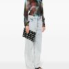 Kenzo Kenzogram-print leather clutch bag