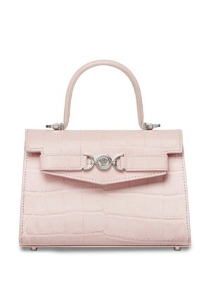 22707680_53238449_1000.jpg Versace croc-embossed tote bag