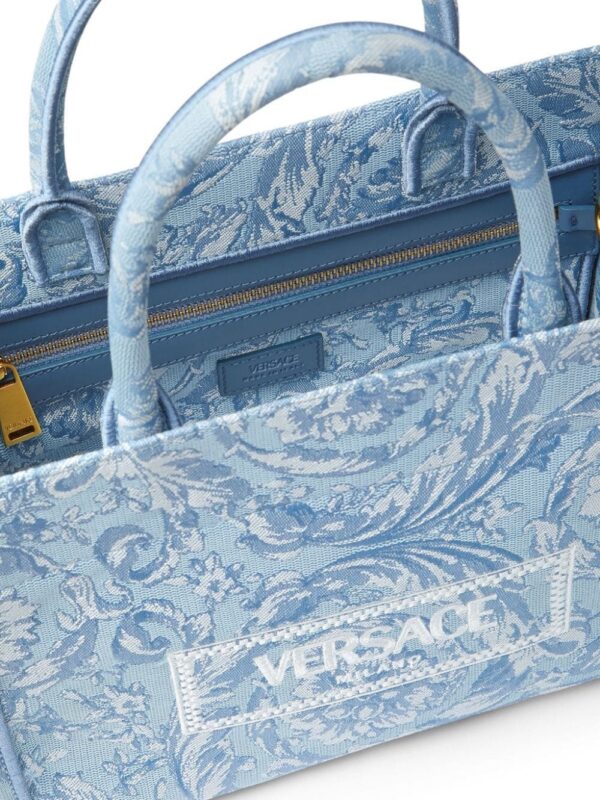 22708365_52815060_1000.jpg Versace small Athena Barocco-pattern tote bag
