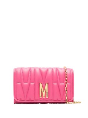 22718253_52935610_1000.jpg Moschino logo-quilted crossbody bag