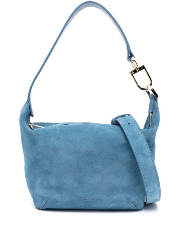22745095_52891888_1000.jpg Giorgio Armani logo-debossed suede bag