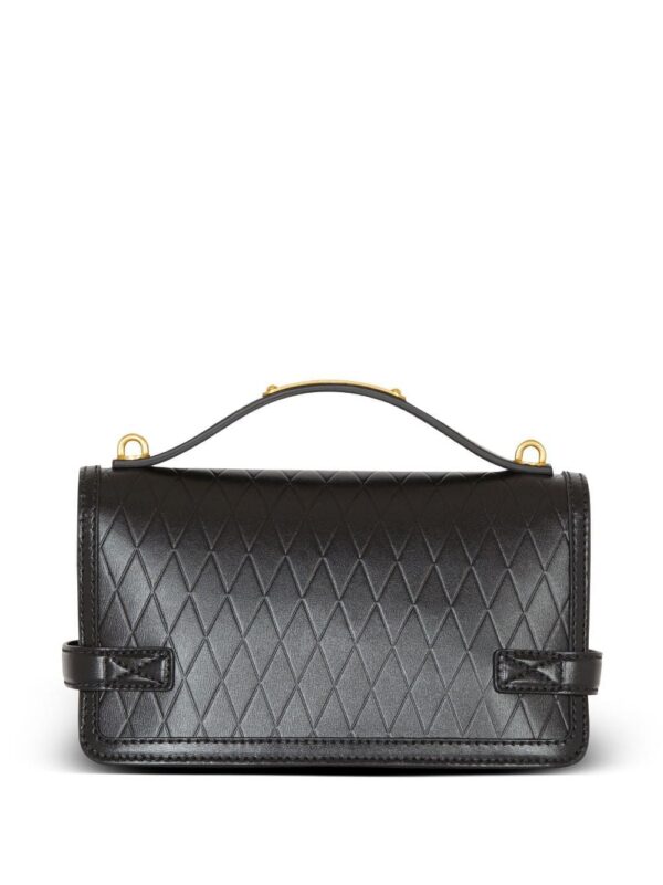 22756246_52765535_1000.jpg Balmain B-Buzz 24 grid-debossed leather tote bag
