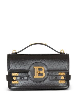 22756246_52765538_1000.jpg Balmain B-Buzz 24 grid-debossed leather tote bag