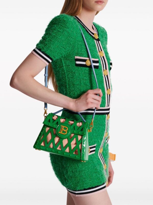 22756252_52765751_1000.jpg Balmain B-Buzz Dynasty openwork leather tote bag