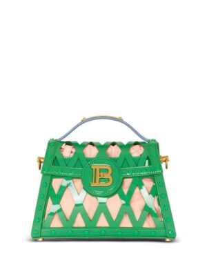 22756252_52765757_1000.jpg Balmain B-Buzz Dynasty openwork leather tote bag