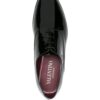 Valentino Garavani  patent-leather Oxford shoes