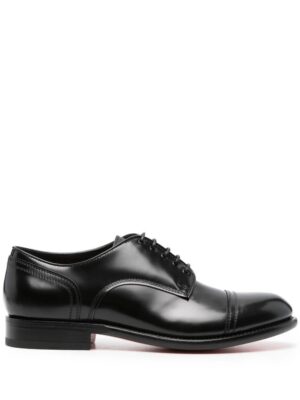 Santoni  patent leather Oxford shoes