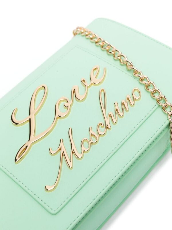 Love Moschino logo-lettering shoulder bag