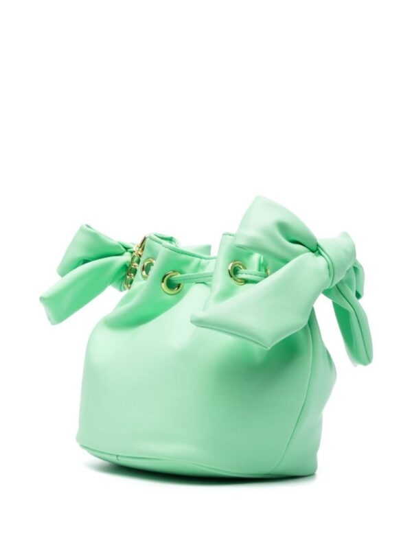 22780825_52854646_1000.jpg Love Moschino logo-plaque bucket bag
