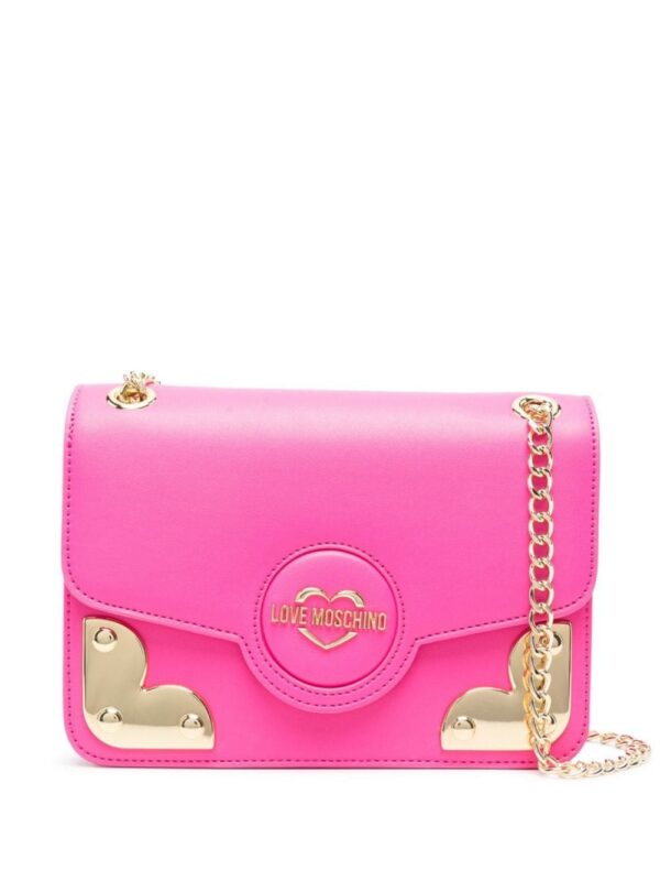 Love Moschino logo-lettering shoulder bag
