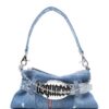 22797248_52874109_1000.jpg DSQUARED2 Gothic logo-plaque denim bag
