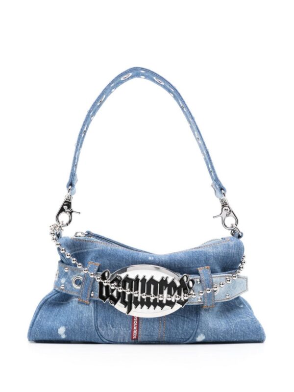 22797248_52874109_1000.jpg DSQUARED2 Gothic logo-plaque denim bag