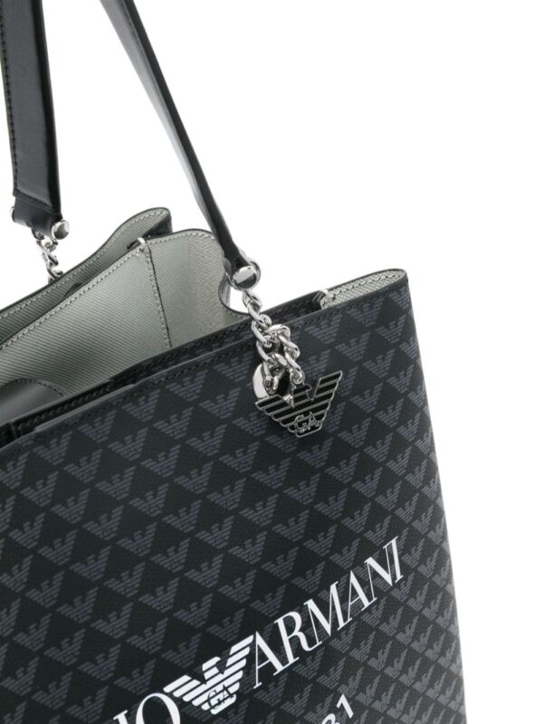 Emporio Armani logo-print tote bag