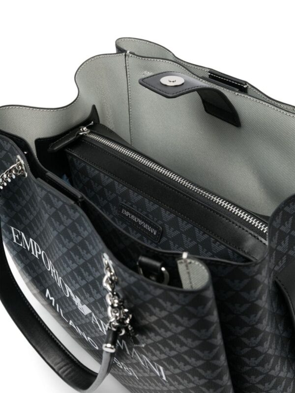 Emporio Armani logo-print tote bag