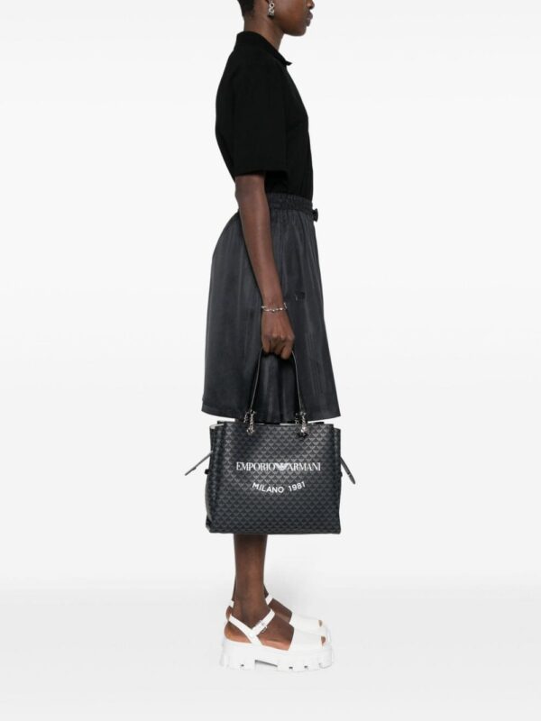 Emporio Armani logo-print tote bag