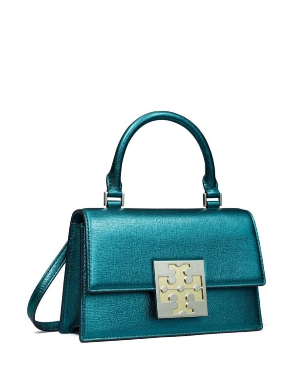 22819710_52791646_1000.jpg Tory Burch mini Bon Bon metallic-finish tote bag