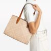 22822410_52792241_1000.jpg Tory Burch small T Monogram leather tote bag