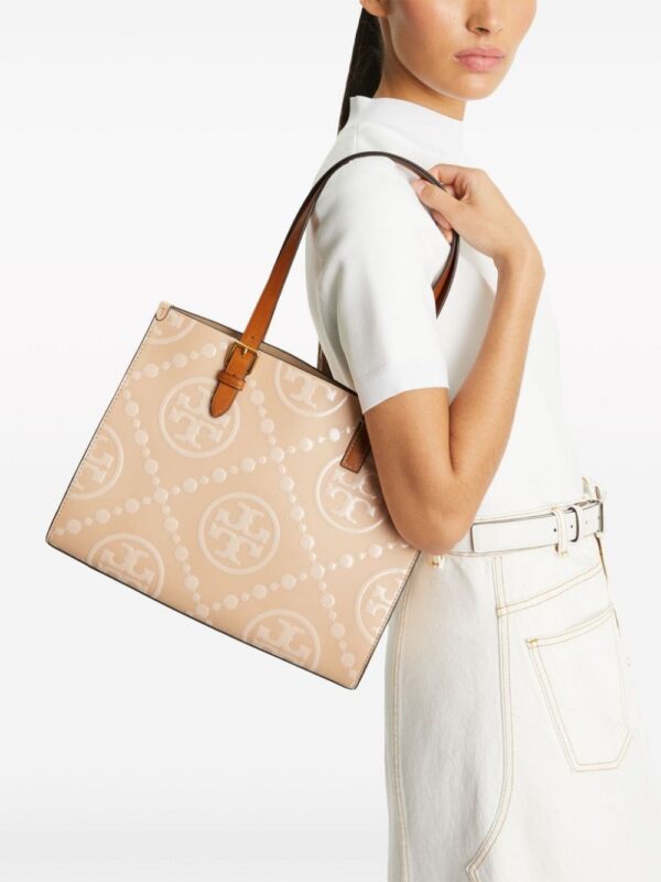 22822410_52792241_1000.jpg Tory Burch small T Monogram leather tote bag