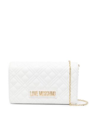 22823495_52892651_1000.jpg Love Moschino logo-lettering quilted bag