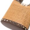 Valentino Garavani mini Rockstud raffia shoulder bag