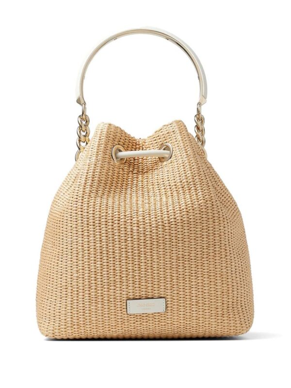 22852378_53060837_1000.jpg Jimmy Choo Bon Bon logo-embroidered bag