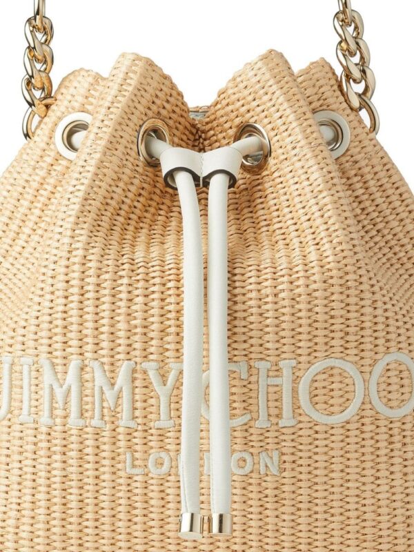 22852378_53060848_1000.jpg Jimmy Choo Bon Bon logo-embroidered bag