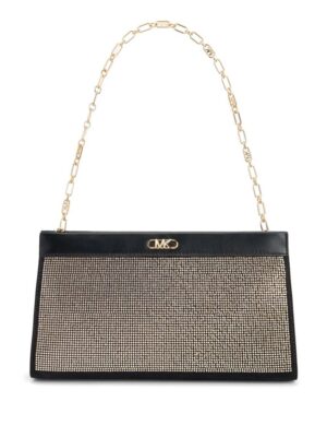 Michael Kors large Tabitha rhinestone-embellished clutch bag