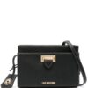 22869698_52978470_1000.jpg Love Moschino logo-lettering pebbled shoulder bag