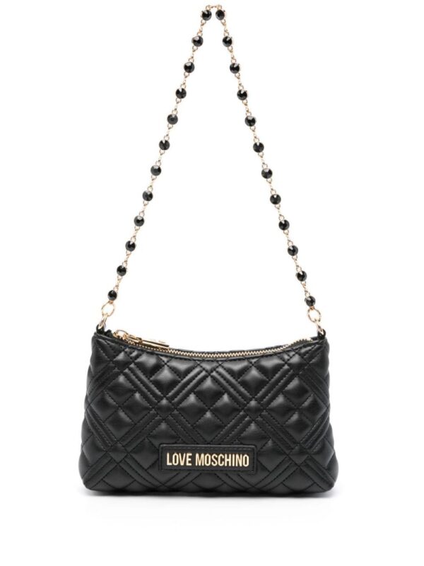 22881957_52982479_1000.jpg Love Moschino crystal-embellished quilted shoulder bag