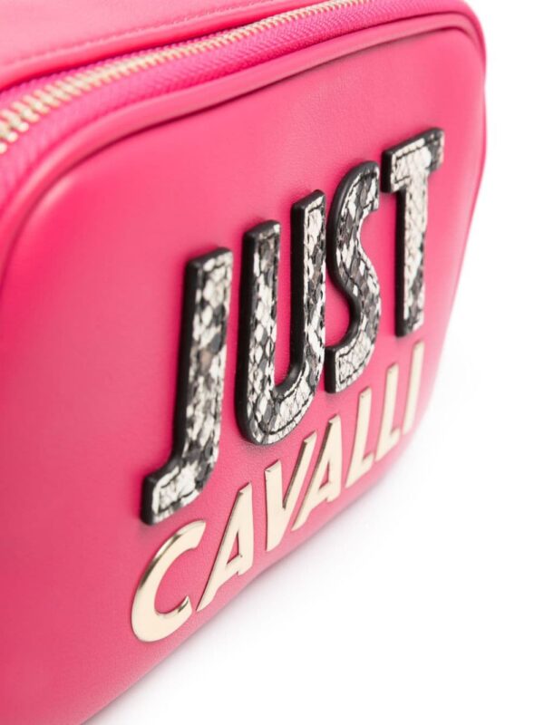 Just Cavalli logo-lettering cross body bag